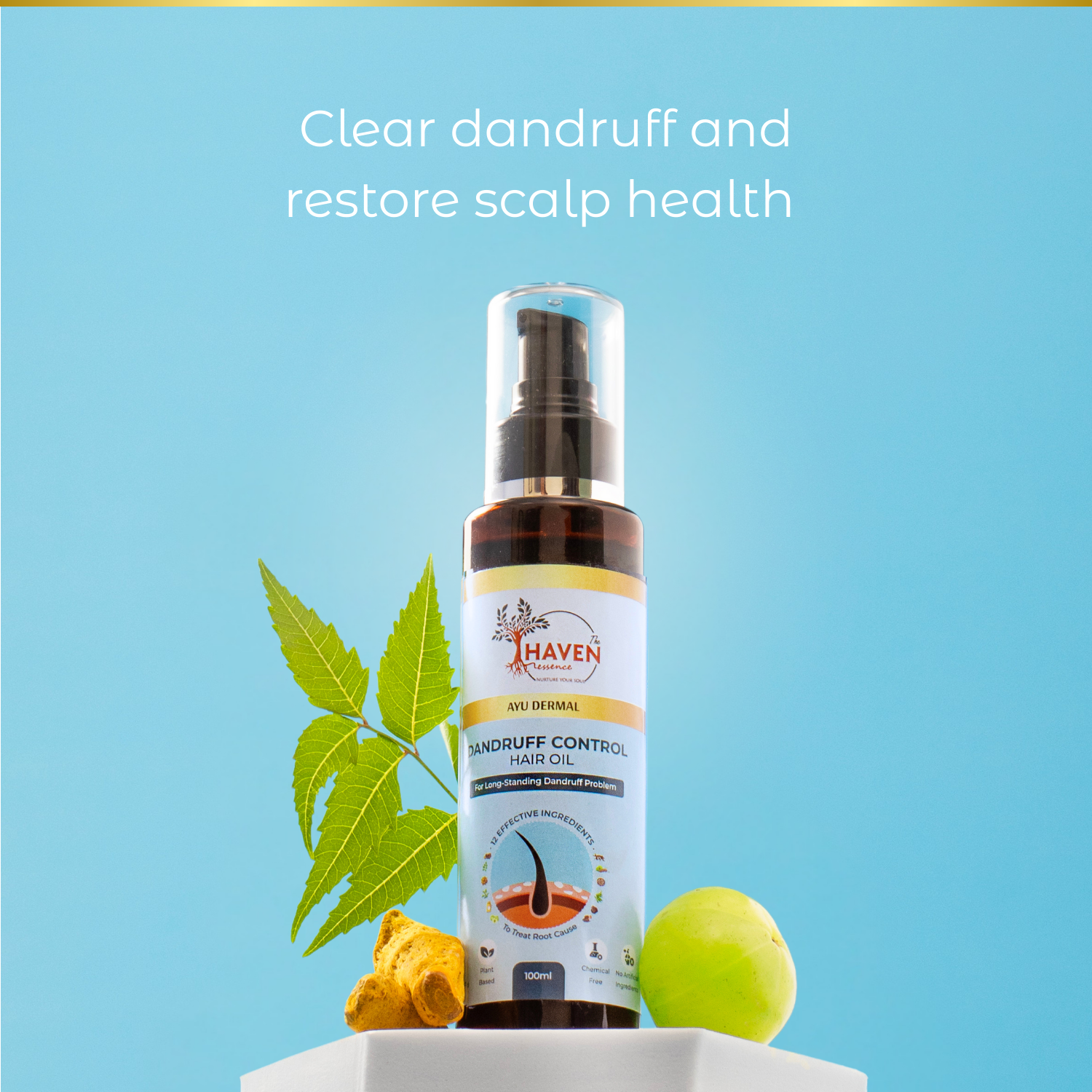 Ayu Dermal Dandruff Control Hair Oil