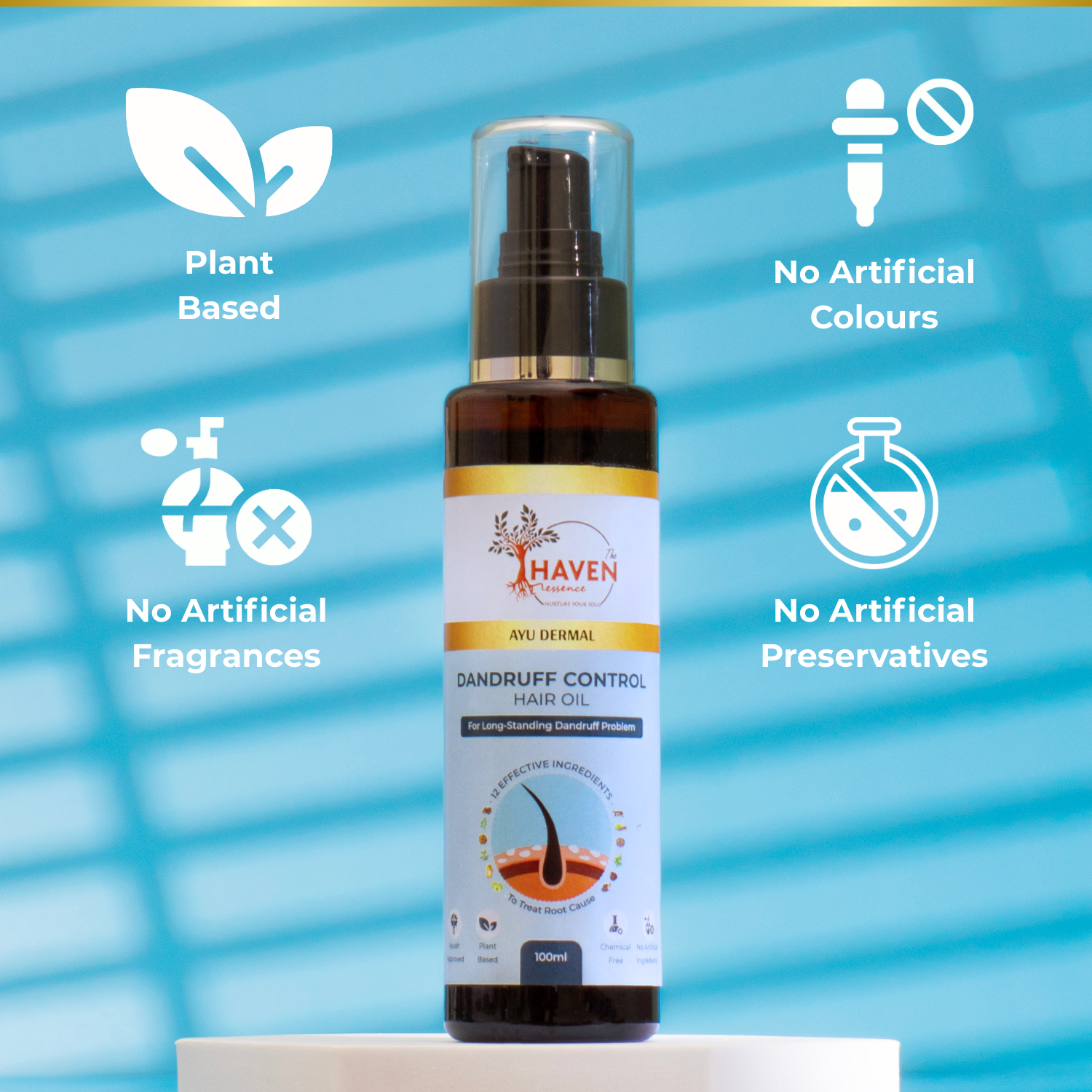 Ayu Dermal Dandruff Control Hair Oil