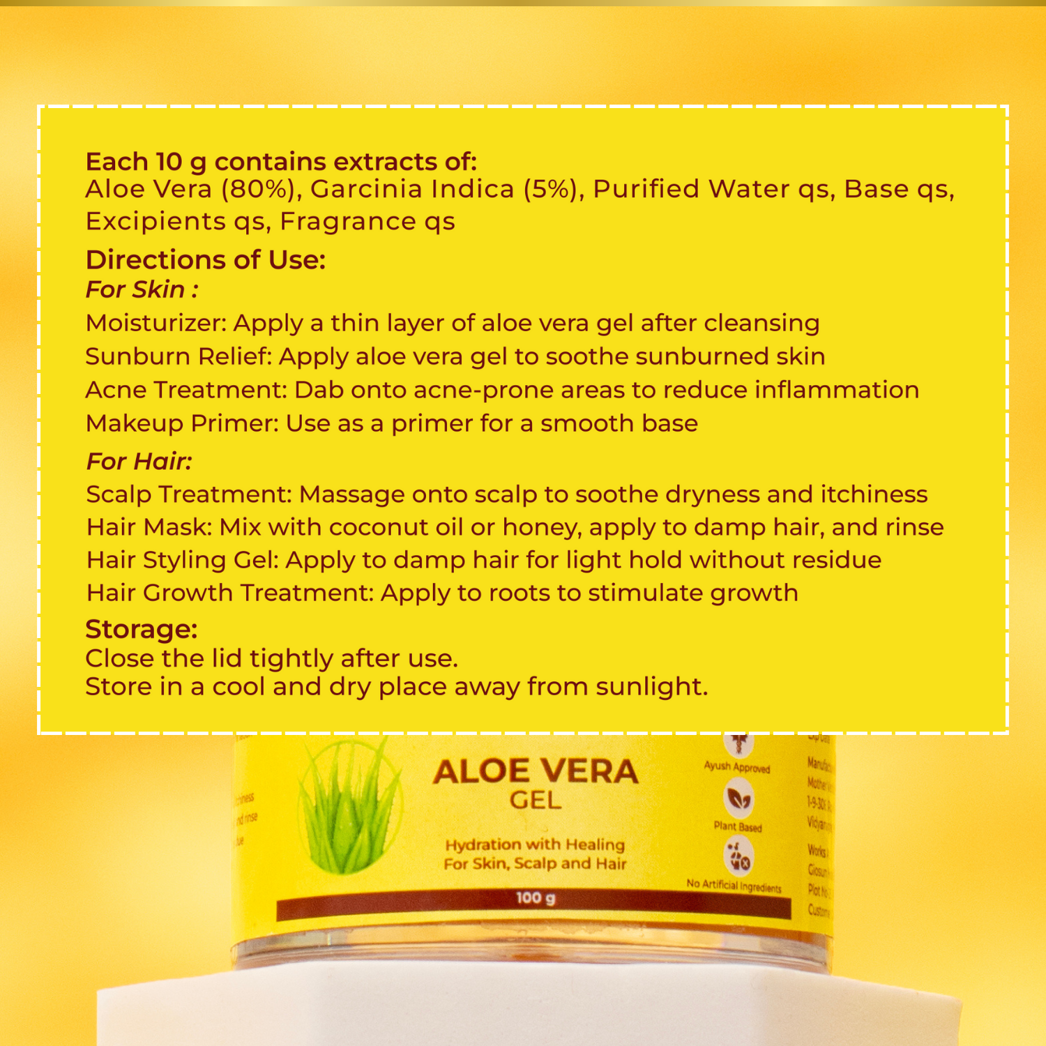 Ayu Dermal Aloe Vera