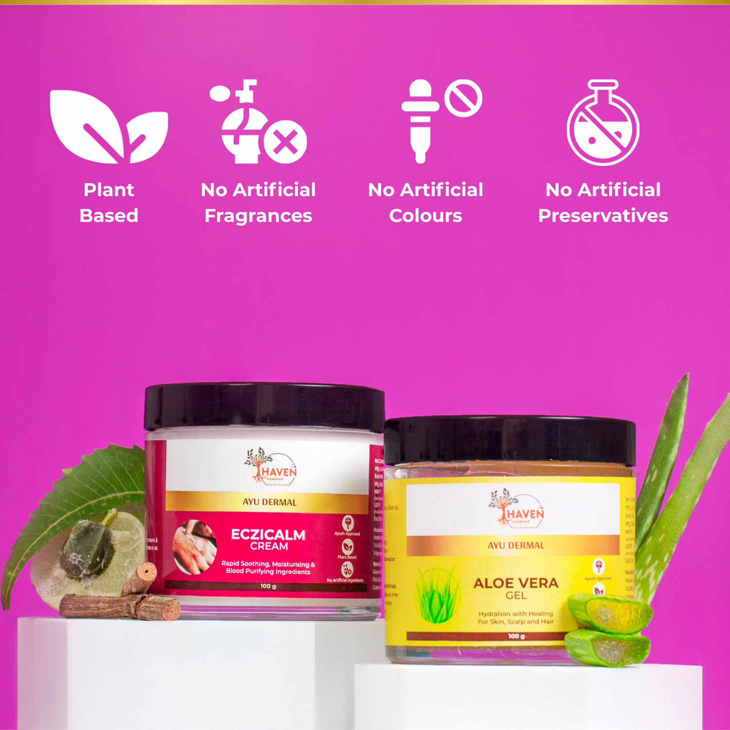 Ayu Dermal Aloe-Eczicalm Kit